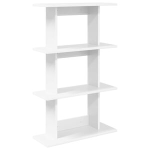 vidaXL Vegghylle Veggmontert Hvit 56 x 20 x 90 cm Konstruert tre