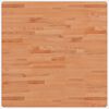 vidaXL Bordplate 80x80x1,5 cm firkantet heltre b&oslash;ketre