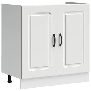vidaXL Vask underskap Kalmar hvit 80x46x81,5 cm konstruert tre