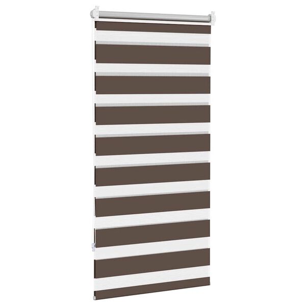 vidaXL Zebra Gardiner 80 x 150 cm Kaffe Farge