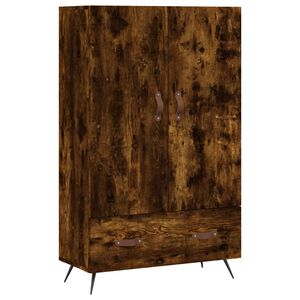 vidaXL Highboard r&oslash;kt eik 69,5x31x115 cm konstruert tre