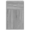 vidaXL Oppbevaringsskap grå sonoma 56,5x39x90 cm konstruert tre