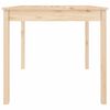 vidaXL Hagebord 82,5x82,5x76 cm heltre furu