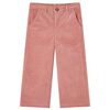 Barnebukser kordfløyel gammelrosa 104