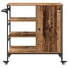 vidaXL Kjøkkenvogn Gammelt tre 87,5 x 39 x 84,5 cm Konstruert tre