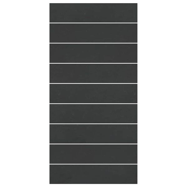 vidaXL Bunnark til basseng Svart 999 x 500 cm Polyester geotekstil