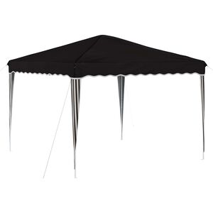 vidaXL Pop-up Festtelt Svart 288 x 288 x 245 cm Oxford Stoff