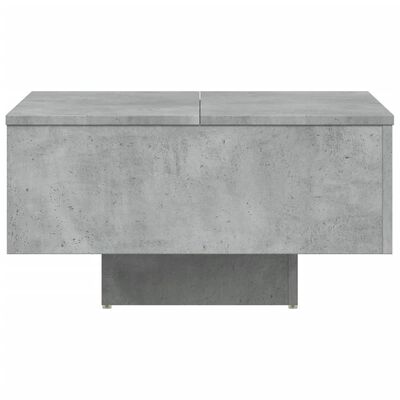 vidaXL Salongbord betonggrå 60x60x31,5 cm sponplate