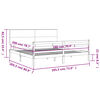 vidaXL Sengeramme med hodegavl Super King heltre