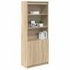 vidaXL Highboard sonoma eik 70x35x180 cm konstruert tre
