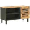 vidaXL Oppbevaringsskap Naturlig 80 x 33 x 46 cm Massiv mango tre
