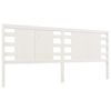 vidaXL Sengegavl hvit 186x4x100 cm heltre furu