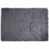 vidaXL Fusk saueskinnteppe TAFALLA Antrasitt 160 x 230 cm Polyester