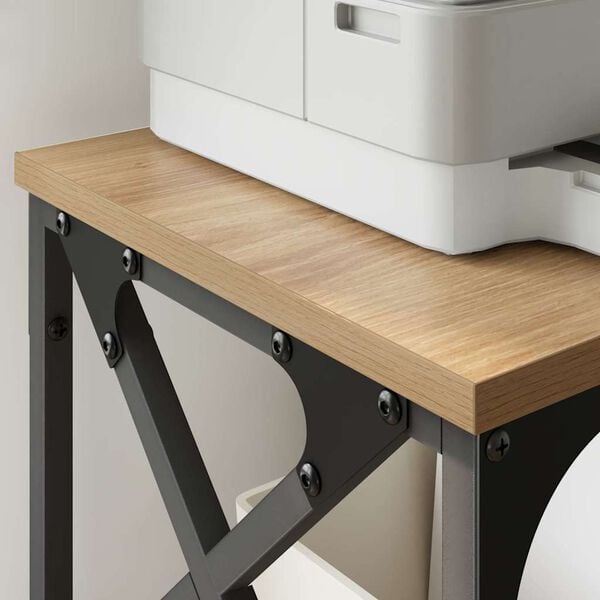 vidaXL Skiverstativ Artisan Eik 40 x 30 x 31 cm Konstruert tre