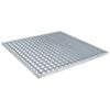 vidaXL Rist S&oslash;lv 60 x 60 x 2 cm Hot-Dip Galvanisert St&aring;l