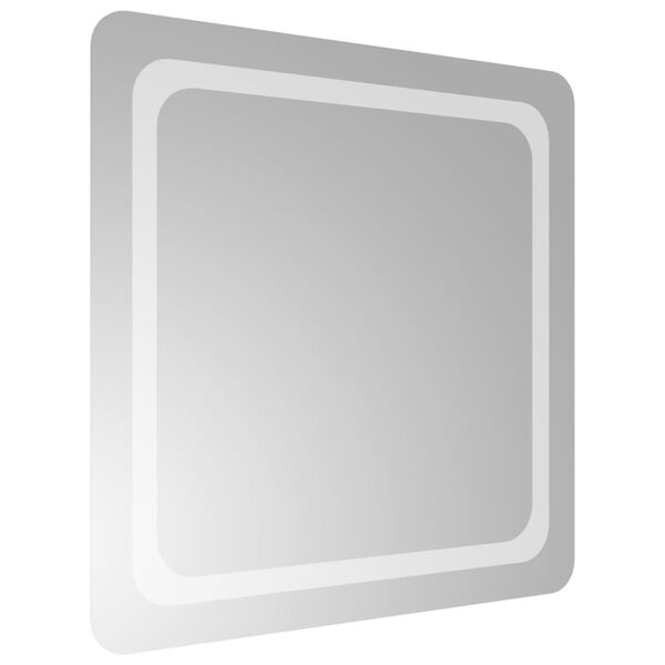 vidaXL Baderomsspeil med LED 60x60 cm