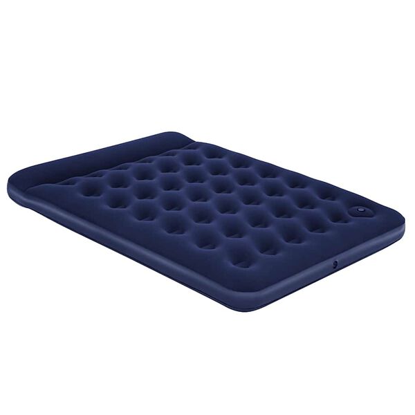 Bestway Oppbl&aring;sbar flokket luftseng med innebygd pumpe 203x152x28 cm