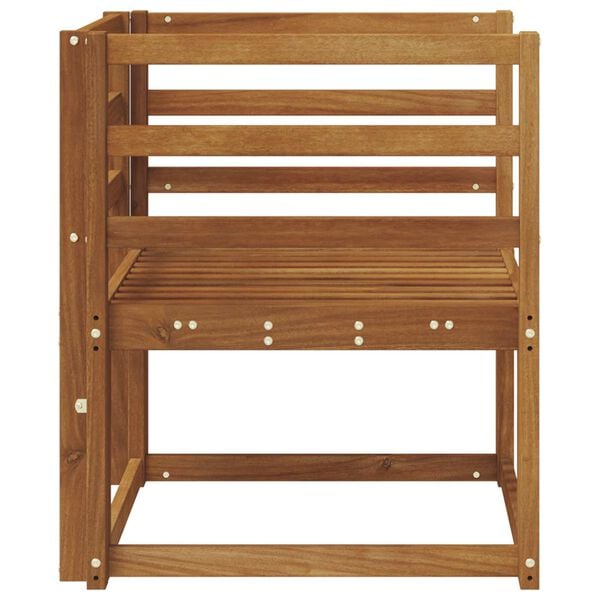 vidaXL Utesofa Solid akasietre Naturlig