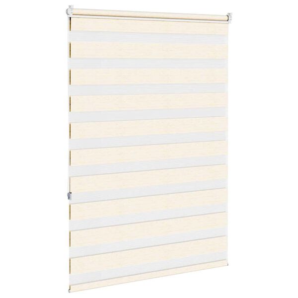 vidaXL Sebragardin marmor beige stoff bredde 95,9 cm polyester