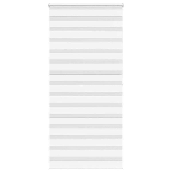 vidaXL Sebragardin hvit 105x200 cm stoff bredde 100,9 cm polyester