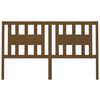 vidaXL Sengegavl honningbrun 166x4x100 cm heltre furu