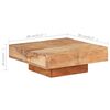 vidaXL Salongbord 80x80x28 cm heltre akasie