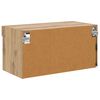 vidaXL TV-skap Veggmontert Artisan Eik 60 x 30 x 30 cm Konstruert tre