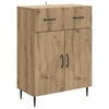 vidaXL Serviesskap Artisan eik 66 x 34,5 x 89,5 cm Konstruert tre