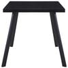 vidaXL Spisebord svart 180x90x75 cm herdet glass