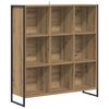 vidaXL Bokskap Artisan eik 99,5 x 30 x 108,5 cm Konstruert tre