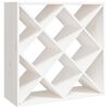 vidaXL Vinhylle hvit 62x25x62 cm heltre furu