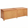 vidaXL Lagringsboks 150 x 45 x 45 cm Massivt Eiketre