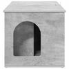 vidaXL Katt Hus Betong 85 x 55 x 50 cm Konstruert tre
