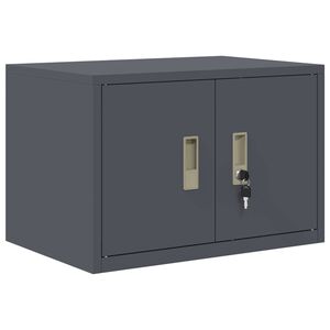 vidaXL Oppbevaringsskap Antrasitt 60 x 40 x 40 cm St&aring;l