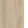 vidaXL Tre skap med lagring Sonoma eik 50 x 29 x 100 cm Konstruert tre