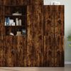 vidaXL Hylle r&oslash;kt eik 50x42,5x185 cm konstruert tre
