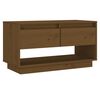 vidaXL TV-benk honningbrun 74x34x40 cm heltre furu
