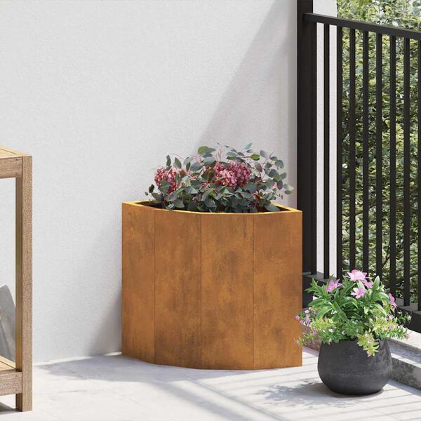 vidaXL Hjørne Plante Rusten 30 x 30 x 35 cm Cortenstål