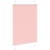 vidaXL pliss&eacute;gardin Rosa 100x100 cm Stoff Bredde 99,4 cm Polyester