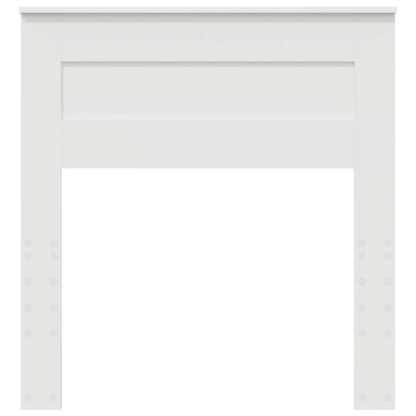 vidaXL Hodegavl Hvit 90 cm Konstruert tre