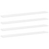 vidaXL Hylleplater 4 stk hvit 80x10x1,5 cm sponplate