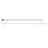 vidaXL Manuell uttrekkbar markise med LED burgunder 500x300 cm