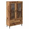 vidaXL H&oslash;yskap Gamle tre 69,5 x 31 x 115 cm Konstruert tre