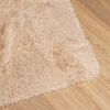 vidaXL Flossteppe med lang luv NAVARRA beige 240x240 cm polyester