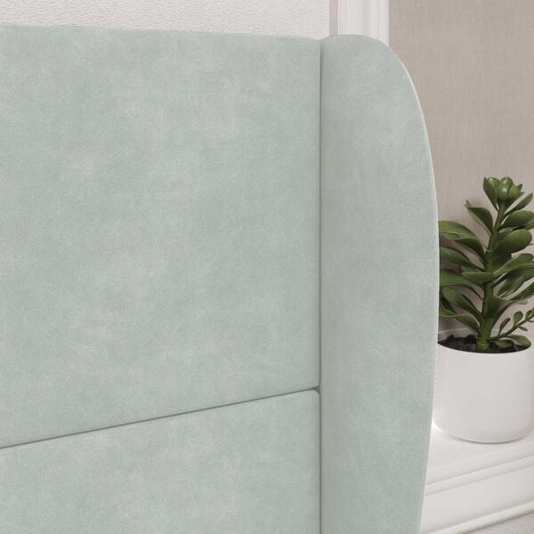 vidaXL Hodegjerde &Oslash;re Lysegr&aring; 80 x 23 x 6 cm Fl&oslash;yel