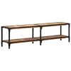 vidaXL TV-benk 150x30x41 cm heltre mango
