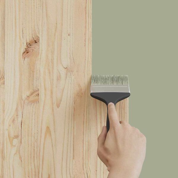 vidaXL Møbelmaling grønn 10 x 10 x 12 cm Veggdart