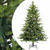 vidaXL Kunstig sammensatt juletre 150 cm 150 LED-lys Varmhvit