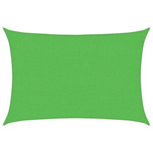 vidaXL Solseil 160 g/m&sup2; lysegr&oslash;nn 2x2,5 m HDPE