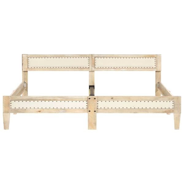 vidaXL Sengeramme heltre mango 200 cm